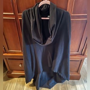 Black cowl neck sweater